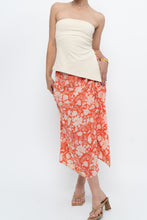 Load image into Gallery viewer, ETRO x Orange Floral Silk Midi Skirt (XS, S)