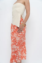 Load image into Gallery viewer, ETRO x Orange Floral Silk Midi Skirt (XS, S)