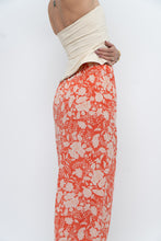 Load image into Gallery viewer, ETRO x Orange Floral Silk Midi Skirt (XS, S)
