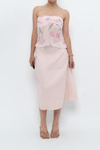 Load image into Gallery viewer, Vintage x Baby Pink Ramie Midi Skirt (L-XL)