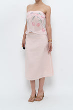 Load image into Gallery viewer, Vintage x Baby Pink Ramie Midi Skirt (L-XL)