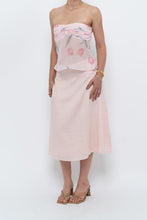 Load image into Gallery viewer, Vintage x Baby Pink Ramie Midi Skirt (L-XL)