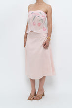 Load image into Gallery viewer, Vintage x Baby Pink Ramie Midi Skirt (L-XL)