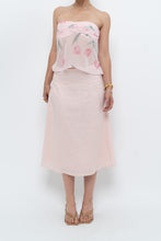 Load image into Gallery viewer, Vintage x Baby Pink Ramie Midi Skirt (L-XL)