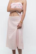 Load image into Gallery viewer, Vintage x Baby Pink Ramie Midi Skirt (L-XL)