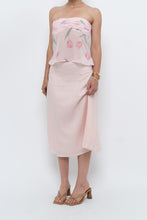 Load image into Gallery viewer, Vintage x Baby Pink Ramie Midi Skirt (L-XL)