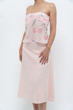 Load image into Gallery viewer, Vintage x Baby Pink Ramie Midi Skirt (L-XL)