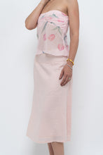 Load image into Gallery viewer, Vintage x Baby Pink Ramie Midi Skirt (L-XL)