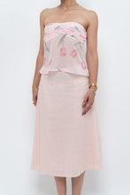 Load image into Gallery viewer, Vintage x Baby Pink Ramie Midi Skirt (L-XL)