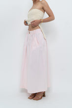 Load image into Gallery viewer, Vintage x Made in Hong Kong x POLO RALPH LAUREN Baby Pink Cotton Maxi Skirt (XS-M)