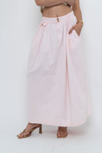Load image into Gallery viewer, Vintage x Made in Hong Kong x POLO RALPH LAUREN Baby Pink Cotton Maxi Skirt (XS-M)
