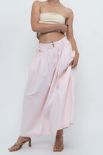 Load image into Gallery viewer, Vintage x Made in Hong Kong x POLO RALPH LAUREN Baby Pink Cotton Maxi Skirt (XS-M)