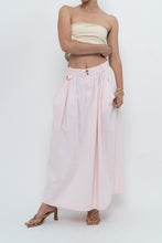 Load image into Gallery viewer, Vintage x Made in Hong Kong x POLO RALPH LAUREN Baby Pink Cotton Maxi Skirt (XS-M)