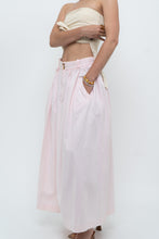 Load image into Gallery viewer, Vintage x Made in Hong Kong x POLO RALPH LAUREN Baby Pink Cotton Maxi Skirt (XS-M)