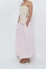 Load image into Gallery viewer, Vintage x Made in Hong Kong x POLO RALPH LAUREN Baby Pink Cotton Maxi Skirt (XS-M)