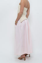 Load image into Gallery viewer, Vintage x Made in Hong Kong x POLO RALPH LAUREN Baby Pink Cotton Maxi Skirt (XS-M)