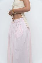 Load image into Gallery viewer, Vintage x Made in Hong Kong x POLO RALPH LAUREN Baby Pink Cotton Maxi Skirt (XS-M)