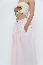Load image into Gallery viewer, Vintage x Made in Hong Kong x POLO RALPH LAUREN Baby Pink Cotton Maxi Skirt (XS-M)