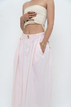 Load image into Gallery viewer, Vintage x Made in Hong Kong x POLO RALPH LAUREN Baby Pink Cotton Maxi Skirt (XS-M)