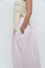 Load image into Gallery viewer, Vintage x Made in Hong Kong x POLO RALPH LAUREN Baby Pink Cotton Maxi Skirt (XS-M)