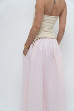 Load image into Gallery viewer, Vintage x Made in Hong Kong x POLO RALPH LAUREN Baby Pink Cotton Maxi Skirt (XS-M)