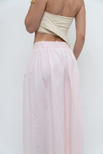 Load image into Gallery viewer, Vintage x Made in Hong Kong x POLO RALPH LAUREN Baby Pink Cotton Maxi Skirt (XS-M)