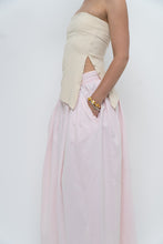 Load image into Gallery viewer, Vintage x Made in Hong Kong x POLO RALPH LAUREN Baby Pink Cotton Maxi Skirt (XS-M)