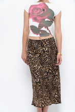 Load image into Gallery viewer, Vintage x Made in Canada x Leopard Print Flowy Midi Skirt (M-XL)
