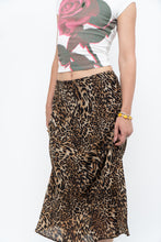 Load image into Gallery viewer, Vintage x Made in Canada x Leopard Print Flowy Midi Skirt (M-XL)