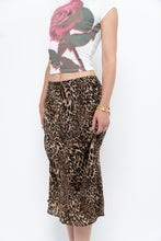 Load image into Gallery viewer, Vintage x Made in Canada x Leopard Print Flowy Midi Skirt (M-XL)