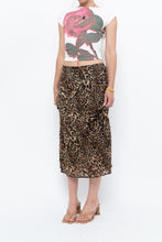 Load image into Gallery viewer, Vintage x Made in Canada x Leopard Print Flowy Midi Skirt (M-XL)