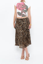 Load image into Gallery viewer, Vintage x Made in Canada x Leopard Print Flowy Midi Skirt (M-XL)