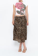 Load image into Gallery viewer, Vintage x Made in Canada x Leopard Print Flowy Midi Skirt (M-XL)