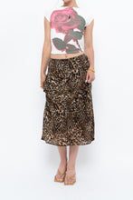 Load image into Gallery viewer, Vintage x Made in Canada x Leopard Print Flowy Midi Skirt (M-XL)