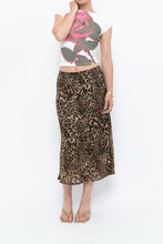 Load image into Gallery viewer, Vintage x Made in Canada x Leopard Print Flowy Midi Skirt (M-XL)
