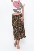 Load image into Gallery viewer, Vintage x Made in Canada x Leopard Print Flowy Midi Skirt (M-XL)