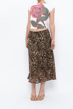 Load image into Gallery viewer, Vintage x Made in Canada x Leopard Print Flowy Midi Skirt (M-XL)