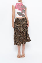 Load image into Gallery viewer, Vintage x Made in Canada x Leopard Print Flowy Midi Skirt (M-XL)