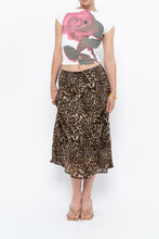 Load image into Gallery viewer, Vintage x Made in Canada x Leopard Print Flowy Midi Skirt (M-XL)