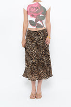 Load image into Gallery viewer, Vintage x Made in Canada x Leopard Print Flowy Midi Skirt (M-XL)