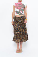 Load image into Gallery viewer, Vintage x Made in Canada x Leopard Print Flowy Midi Skirt (M-XL)