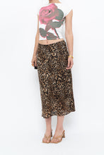 Load image into Gallery viewer, Vintage x Made in Canada x Leopard Print Flowy Midi Skirt (M-XL)