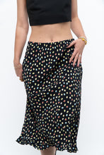 Load image into Gallery viewer, Vintage x Black Polka Dot Midi Skirt (XS-L)