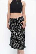 Load image into Gallery viewer, Vintage x Black Polka Dot Midi Skirt (XS-L)