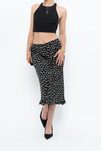 Load image into Gallery viewer, Vintage x Black Polka Dot Midi Skirt (XS-L)