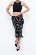Load image into Gallery viewer, Vintage x Black Polka Dot Midi Skirt (XS-L)