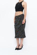 Load image into Gallery viewer, Vintage x Black Polka Dot Midi Skirt (XS-L)