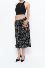 Load image into Gallery viewer, Vintage x Black Polka Dot Midi Skirt (XS-L)