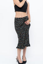 Load image into Gallery viewer, Vintage x Black Polka Dot Midi Skirt (XS-L)