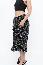 Load image into Gallery viewer, Vintage x Black Polka Dot Midi Skirt (XS-L)